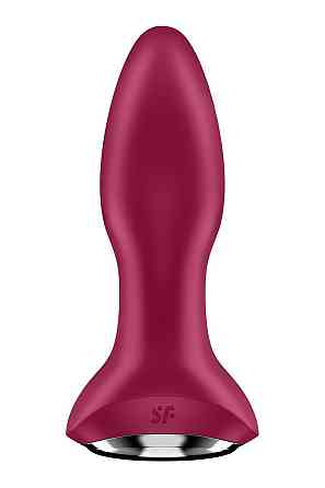Анальна смарт вібропробка із перлинним масажем Satisfyer Rotator Plug 2+ Violet Sex Aura Київ