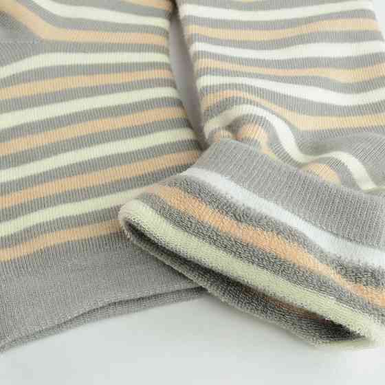Теплые носки женские классические у полоску GM Textile Высокие 36-41 Серый Сумы