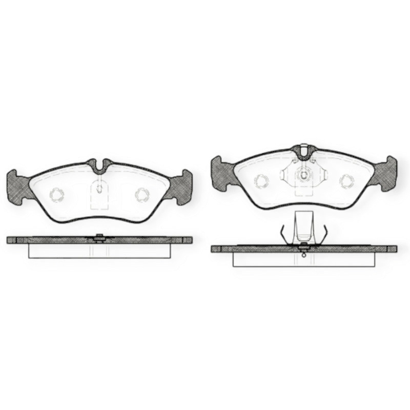 Колодки Мерседес Бенс Sprinter 308-312 - Фольцваген LT 35 (1995-2006) задні, велика (система АТЕ) гальмівні Мукачево - фото 1