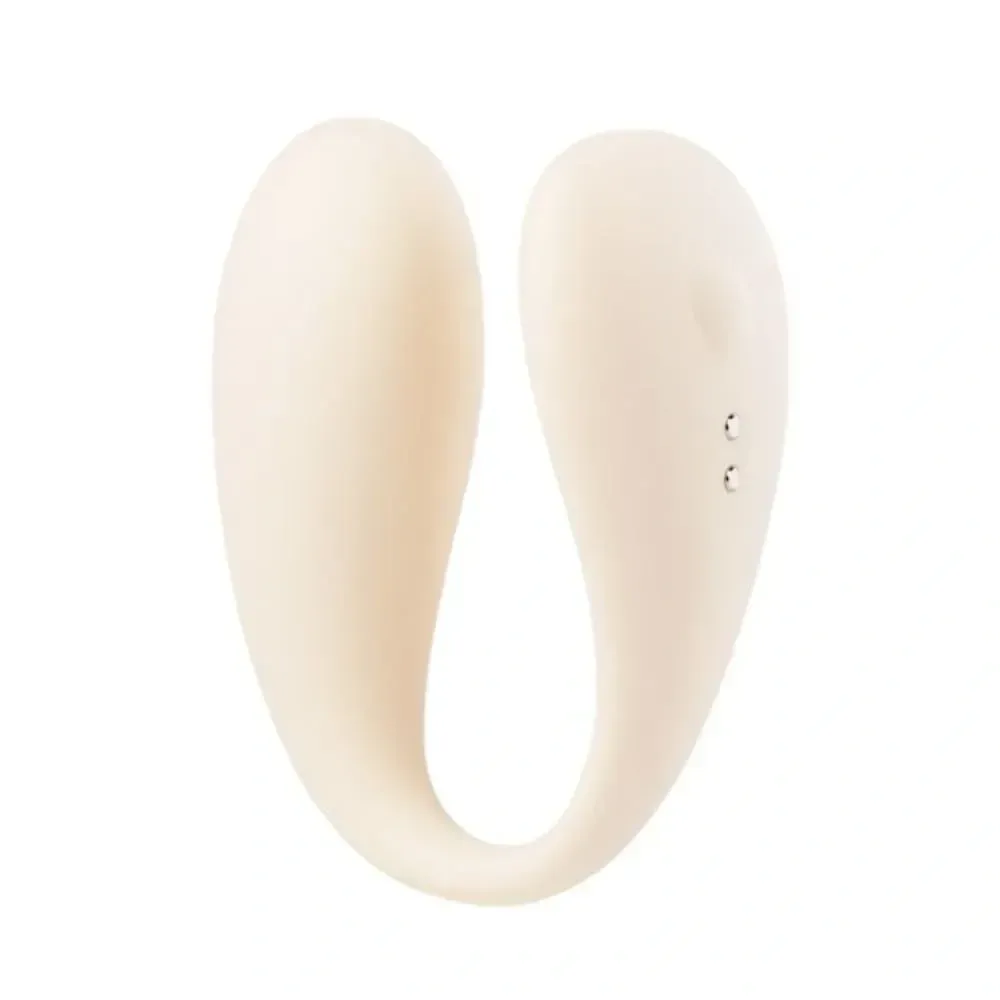 Вибратор для пар с управлением через приложение BeYourLover Carla, белый, 8,4 × 6,5 см Sex Aura Киев - изображение 3