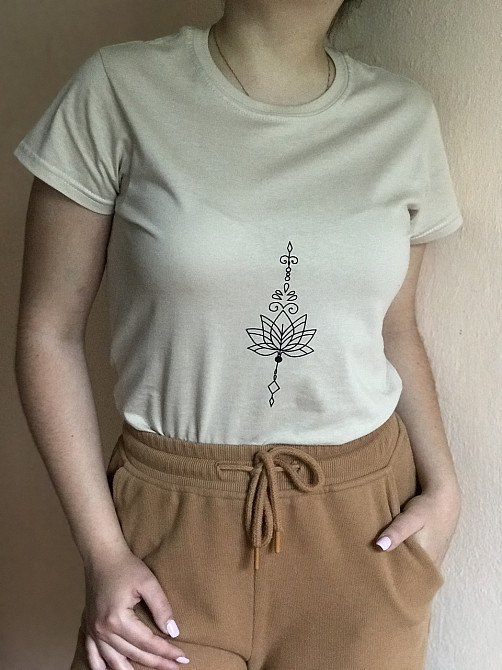 Женская футболка 100% хлопок с абстрактным принтом Черновцы - изображение 3