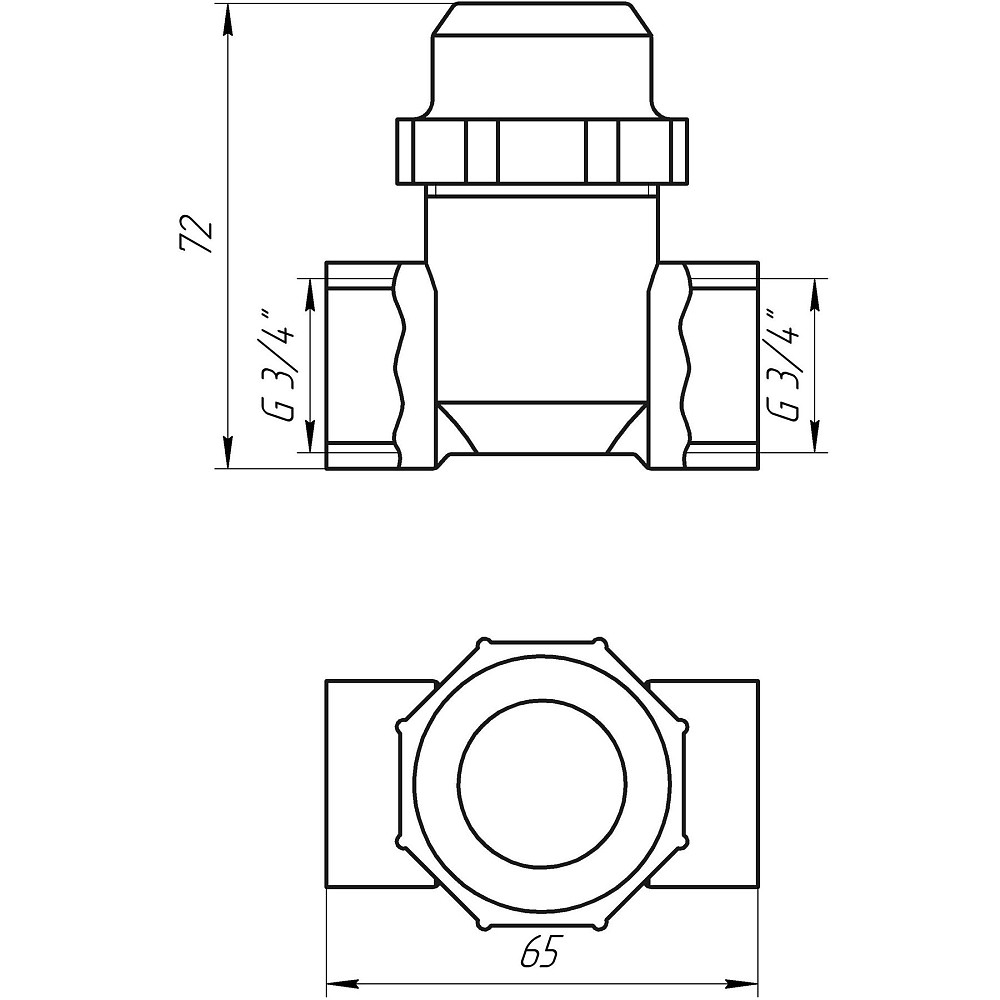 Фільтр грубого очищення SOLOMON 3/4″ ВВ нікель з відстійником (8014) TD1052 Тернопіль - фото 2