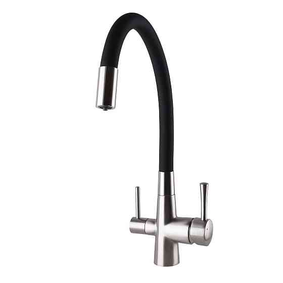 Смеситель для кухни под осмос Globus Lux LAZER GLLR-0903-8-STSTEEL (000022997) Киев