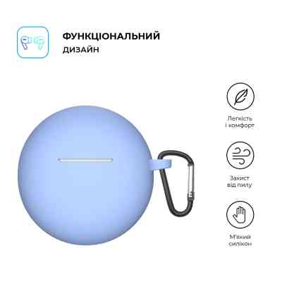 Чехол для наушников Armorstandart Hang Case для OPPO Enco Buds 2 Light Blue (ARM71113) Винница