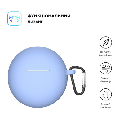 Чохол для навушників Armorstandart Hang Case для OPPO Enco Buds 2 Light Blue (ARM71113) Вінниця - фото 2