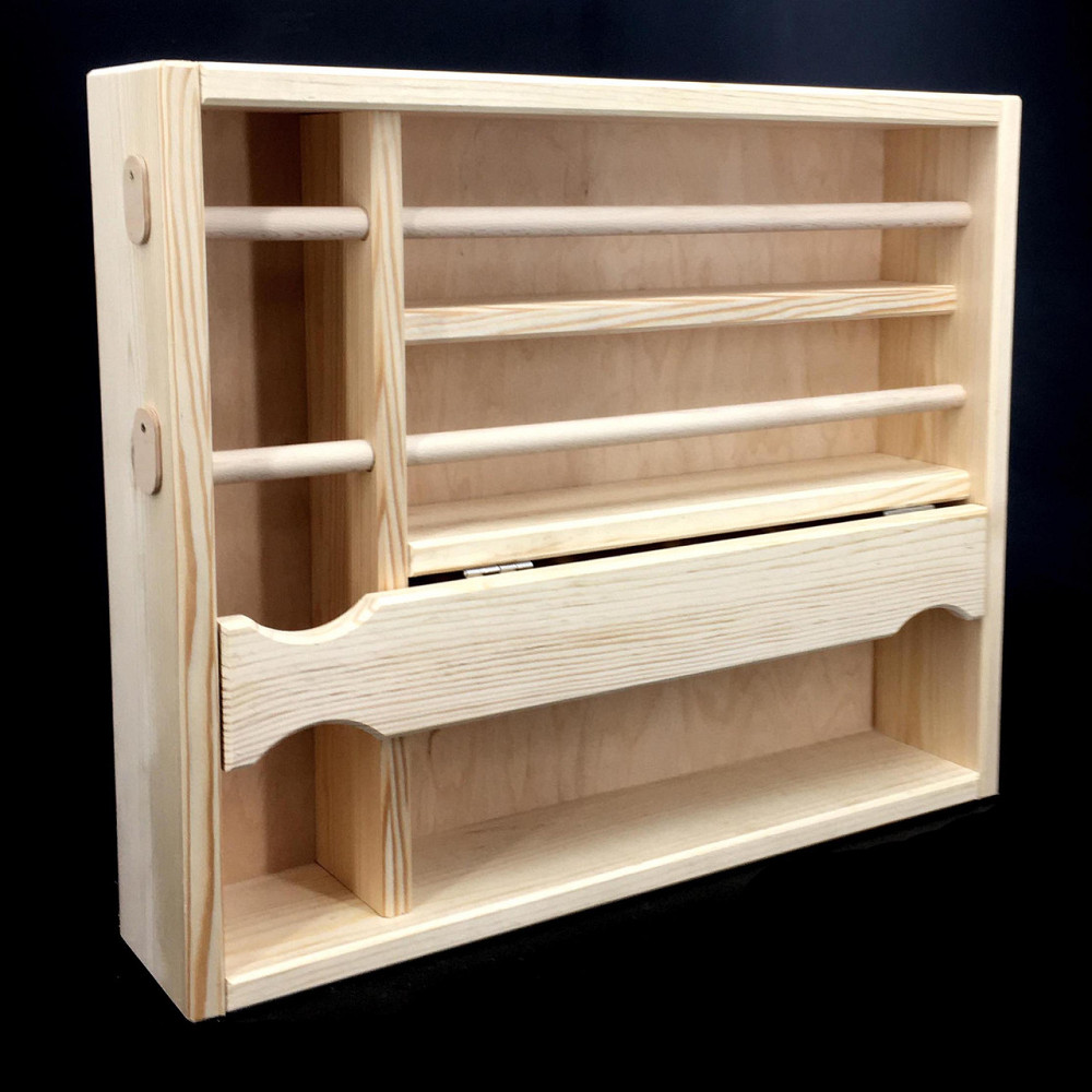 Настенная винная полка 