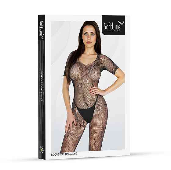 Бодістокінг жіночий SoftLine 2069 Black Sex Aura Київ