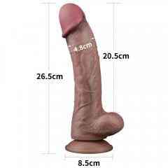 Фаллоимитатор - Dual-Layered Silicone Cock 10.5