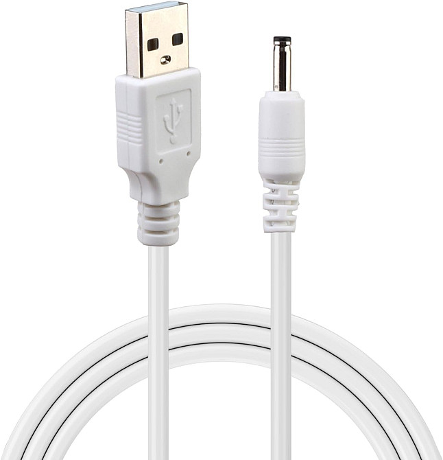 Кабель зарядний USB - Jack 3.5 мм × 1.35 мм 1м Луцьк - фото 1