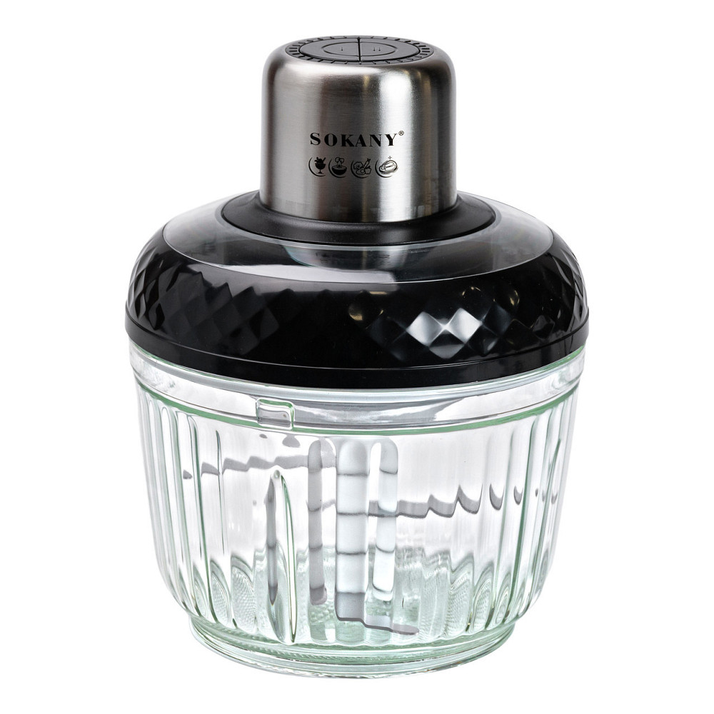 Чоппер измельчитель Sokany SKYM7032B 2в1 с чашами 0.5 и 1,5 литра 800 Вт Киев - изображение 3