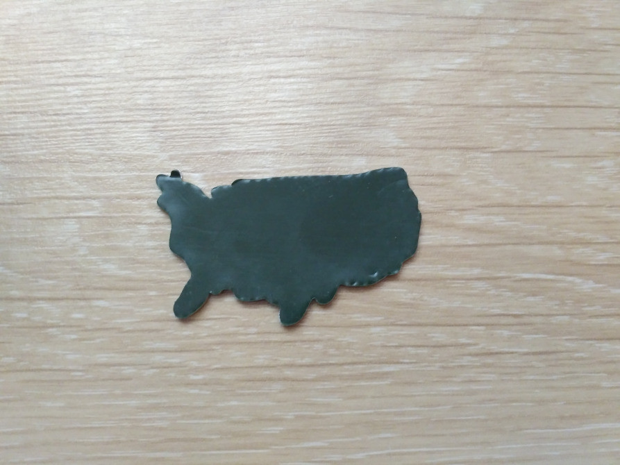 Наклейка на авто Прапор Америка алюмінієві на авто Київ - фото 2