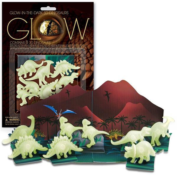 Набір сяючих 3D-наклейок 4M Динозаври (00-05426) Харків - фото 11