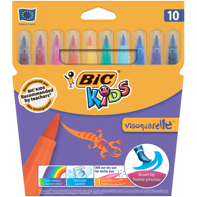 Фломастеры Bic Vis Aquarelle, 10 цветов (bc8289641) Винница