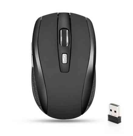 Беспроводная мышка Silent Mouse 2.4G черная Запорожье