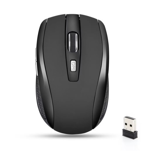 Беспроводная мышка Silent Mouse 2.4G черная Запорожье - изображение 1