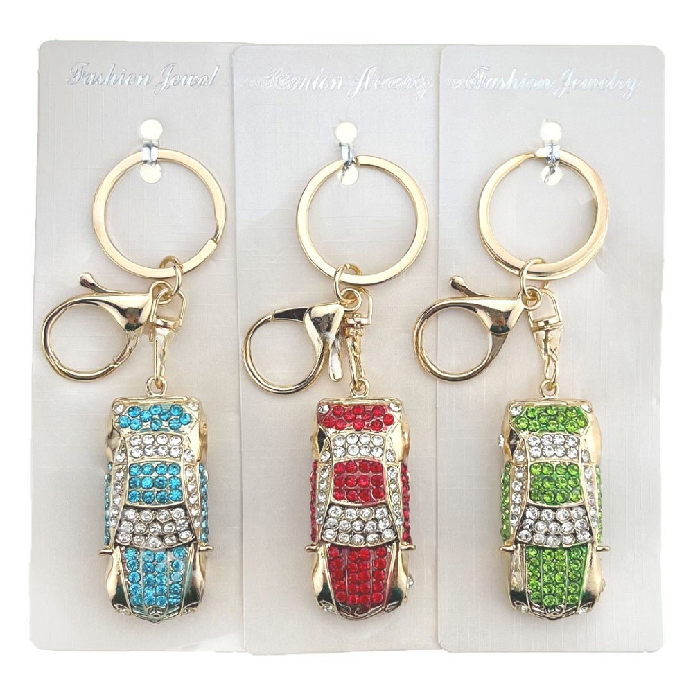 Брелок женский для ключей со стразами Автомобиль Киев - изображение 1