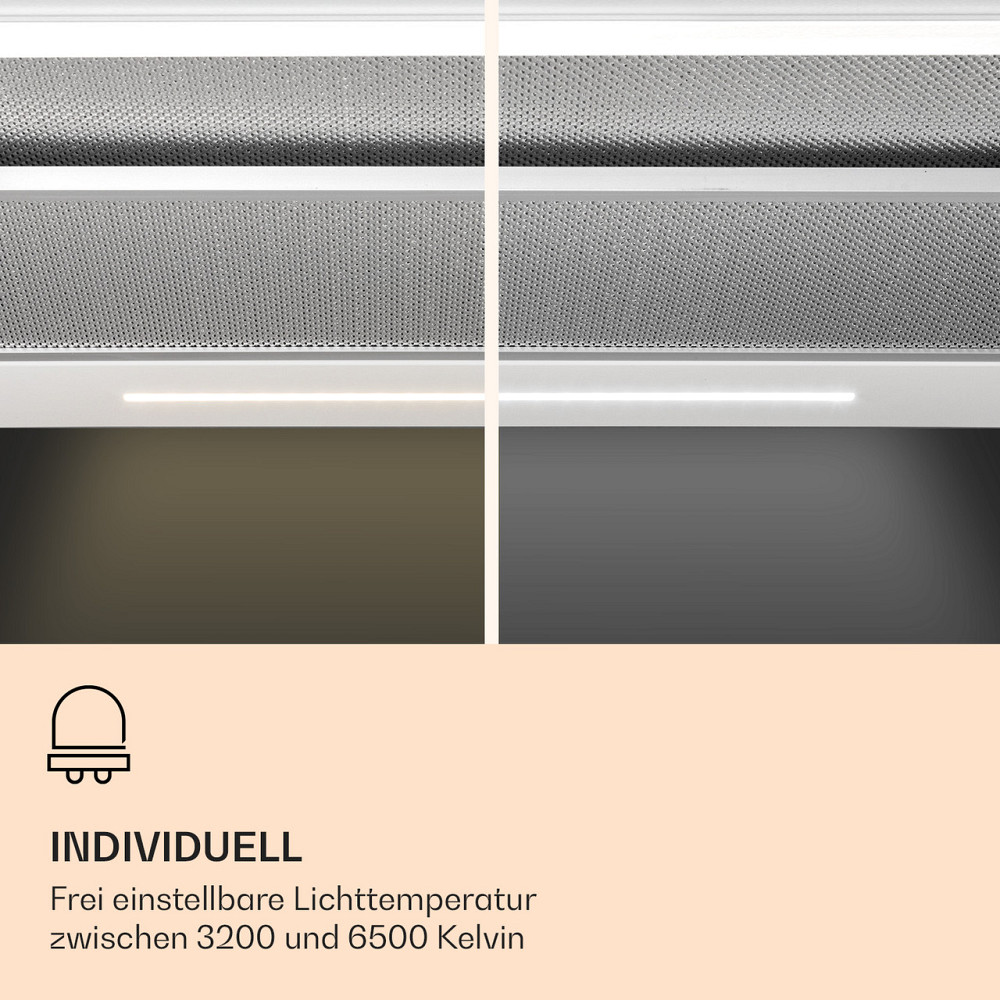 Mariana Neo 60 вытяжка с плоским экраном 60см 640 м³/ч вытяжка LED белый (Германия, читать описание) Ровно - изображение 3