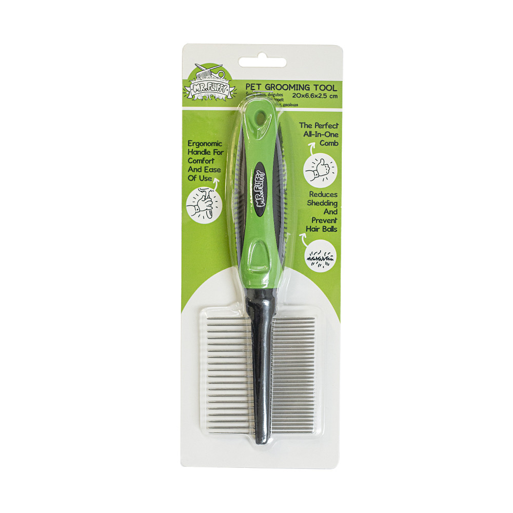 Подвійний гребінець для собак Mr.Fluffy Pet grooming tool Киев - изображение 1