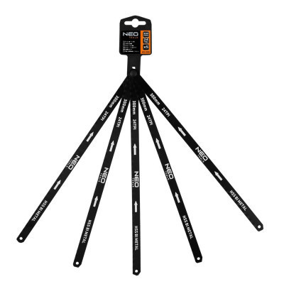 Полотно Neo Tools ножовочное по металлу, 24TPI, 300мм, комплект 5шт. (43-355) Винница - изображение 2