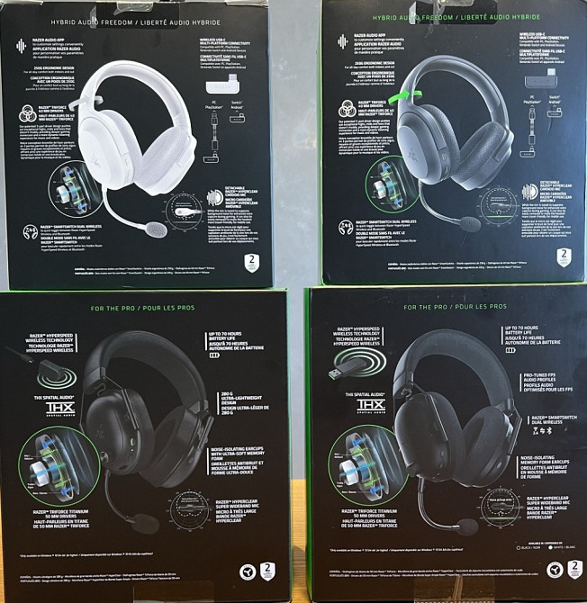 Навушники Razer Barracuda, Blackshark V2 Pro, HyperSpeed, Kaira,Kraken.   Iгрові навушники Харків - фото 3