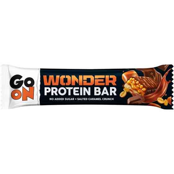 Протеїновий батончик Go On Nutrition Protein Bar Wonder Protein Bar 45 г Salted Peanut Caramel Луцьк