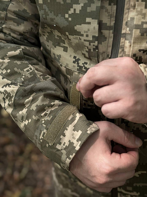 Военная зимняя водонепроницаемая мужская куртка CallDragon пиксель ММ-14 Omni-Heat с капюшоном военная WAR Львов - изображение 9