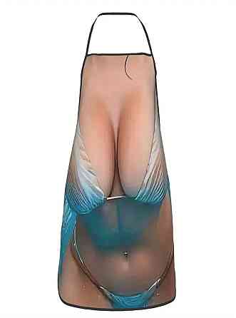 Фартух з прикольним принтом дівчина в купальнику 80 на 60 см різнобарвний Київ