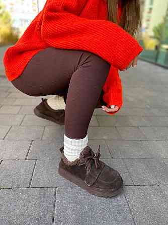 Угги жіночі ITTS 5263-41 коричневі (зима, замша натуральна) (6026) Коломия