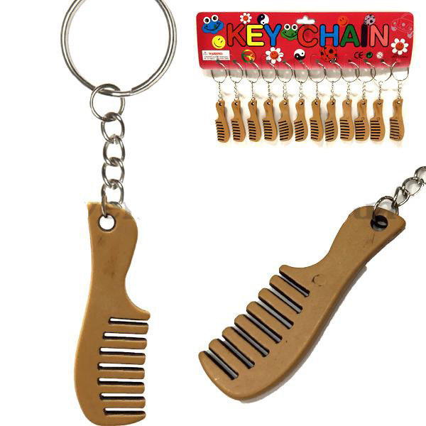 Брелок на ключи из кости Расческа 12 шт уп Киев - изображение 1