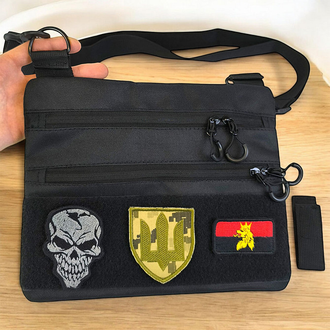 Тактична сумка на груди, Армійська чоловіча сумка нагрудна, Сумка через GI-310 плече військова Київ - фото 6