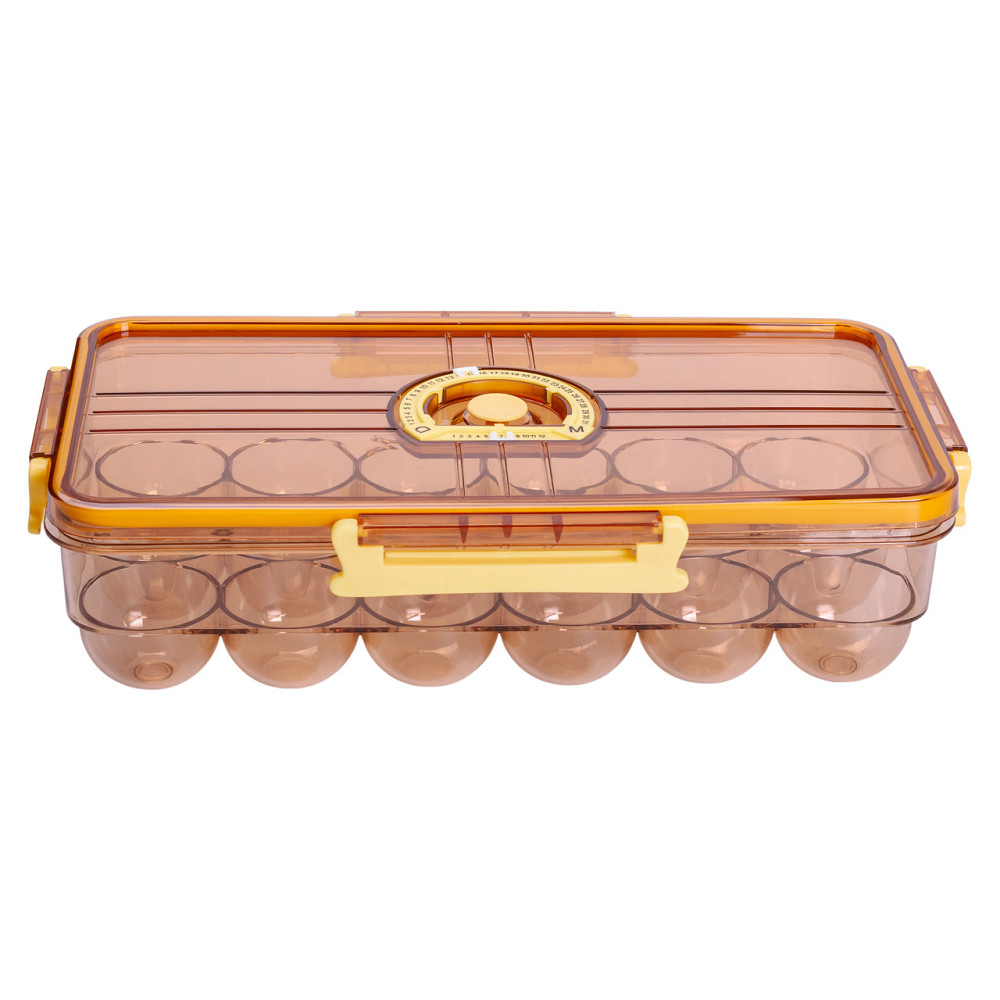 Yiwu Лоток для яєць пластиковий на 18 комірок 32.5х18х8 см Коричневий HP-27-1 Коломия - фото 4