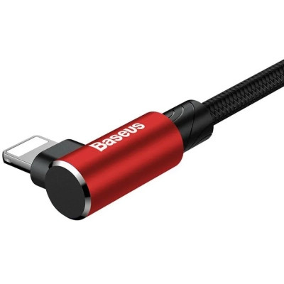 Дата кабель USB 2.0 AM to Lightning 2.0m 1.5A 90° corner red Baseus (CALMVP-A09) Вінниця - фото 6