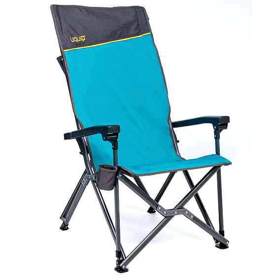 Кресло раскладное Uquip Barry Blue/Grey (244050) Винница