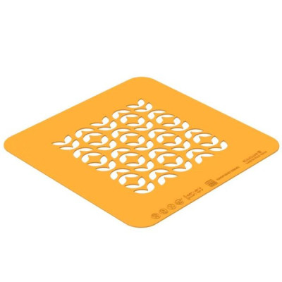 Кондитерський килимок Silikomart для декорування "Листя" 100x100 мм h 1 мм 2 шт (STENCIL FOLIAGE) Вінниця - фото 2