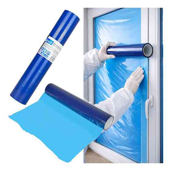 Самоклеюча захисна плівка "GeKo" для вікон 50 см x 25 м Стрый