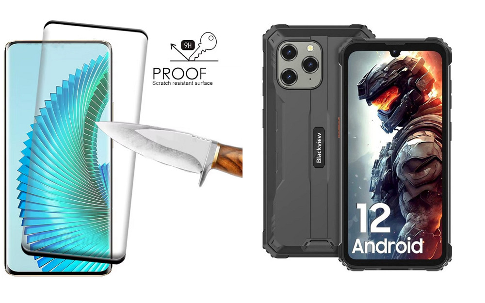 Защитное стекло HyperGlass Pro для Blackview BV5300, BV5300 Plus, BV5300 Pro – максимальная чувствительность и Киев - изображение 1