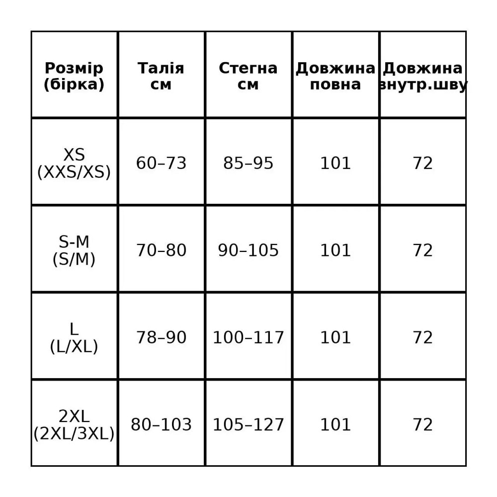 Лосини жіночі Kenalin W-30 утеплені на флісі в рубчик з пуш-ап ефектом чорні, чорний, 2XL Київ - фото 20
