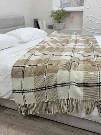 Vladi Плед Vladi 170x210 см вовняний 70% бежевий Нова Зеландія 01/Liam Киев