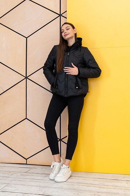 Женская стильная стёганная куртка весна-осень . 44-54р Киев - изображение 4