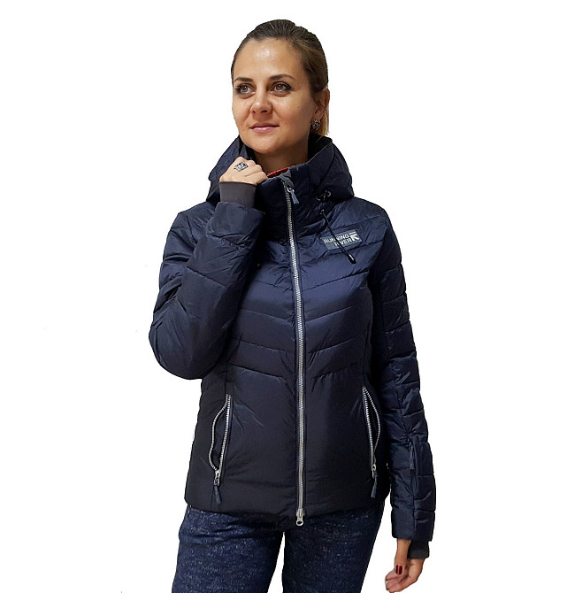 Жіноча чорна зимова куртка Running River Київ - фото 4