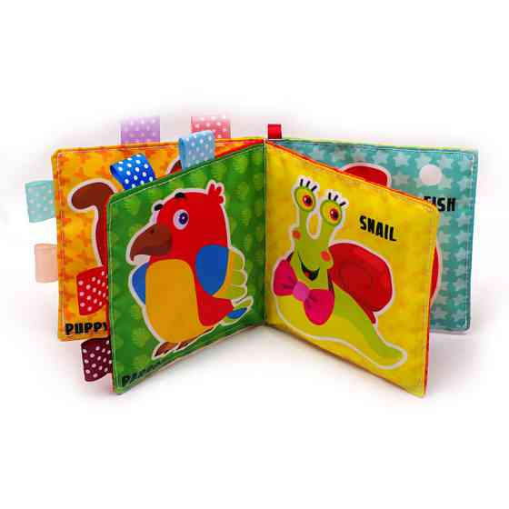 Розвиваюча м'яка книга "Котик Няв-Няв" 823444, 8 малюнків Вінниця