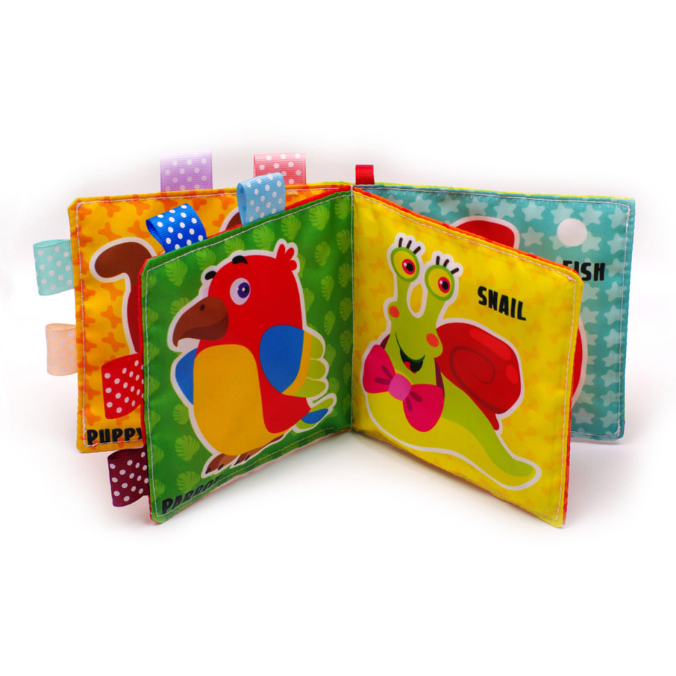 Розвиваюча м'яка книга "Котик Няв-Няв" 823444, 8 малюнків Вінниця - фото 3