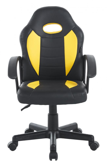 Кресло компьютерное геймерское игровое Bonro B-043 офисное для компьютера Желтый Киев - изображение 2