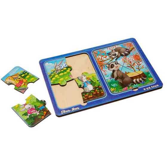 Деревянный пазл-вкладыш 