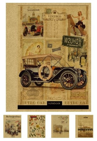 Блокнот "Графіка" спіраль A6 96арк KR6896K клітинка KRAFT, шт Київ - фото 1