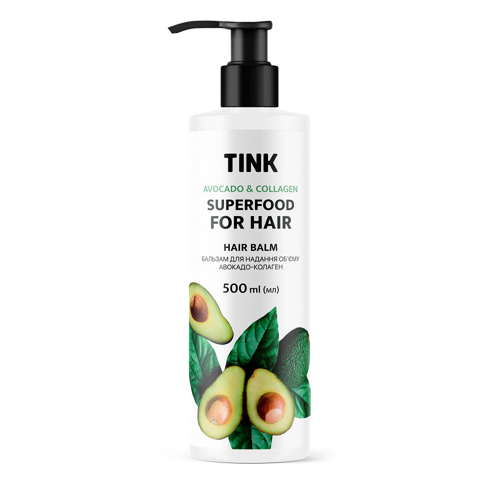 Бальзам для придания объема Авокадо-Коллаген Tink 500 мл Киев - изображение 1