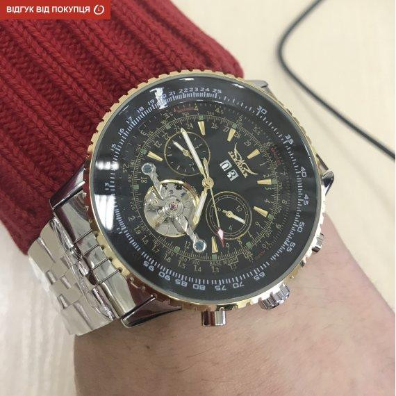 Чоловічий наручний механічний годинник Jaragar Luxury Вінниця - фото 11