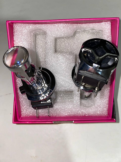 Светодиодные LED лампы H7 с линзой 72W 12000Lm, белый свет 5500K, комплект для автомобильных фар Одесса - изображение 8