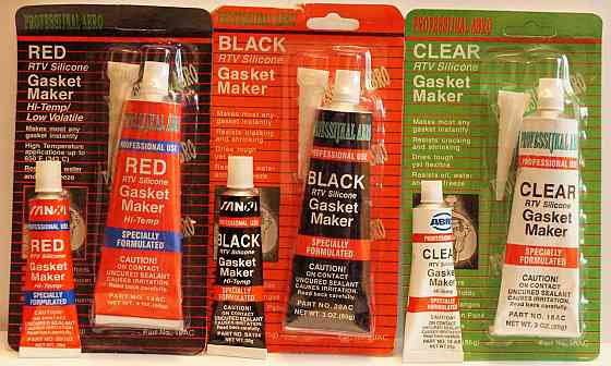 Силіконовий герметик (рідка прокладка) SANOI (повний аналог ABRO) 25 грам (носик в комплекті) (ЧЕРВОНИЙ) Павлоград