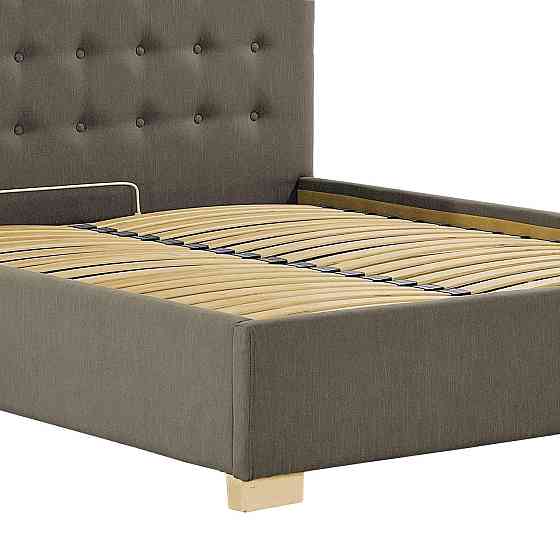 Ліжко Nicole Standart Wood На ніжках 140 х 200 см Melva 20 Сірий Київ